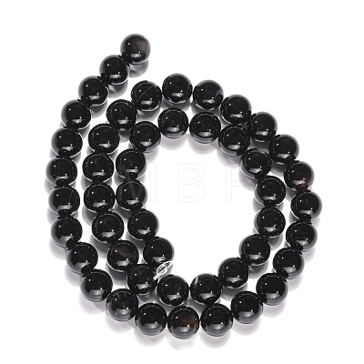 Natural Agate Beads Strands X-G-G390-8mm-01-1