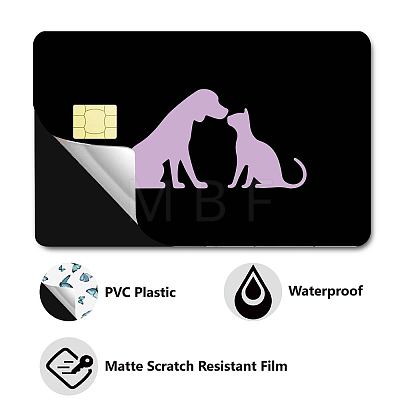 PVC Plastic Waterproof Card Stickers DIY-WH0432-091-1