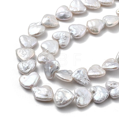 Natural Baroque Keshi Pearl Beads Strands PEAR-P064-10C-01A-1