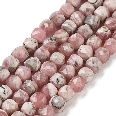 Natural Argentina Rhodochrosite Beads Strands G-B093-B01-02-1