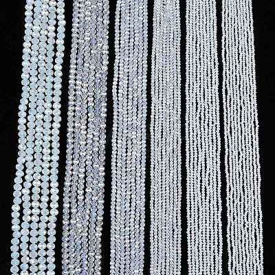 Electroplate Glass Beads Strands LS-EGLA-A044-J1mm-B06-1