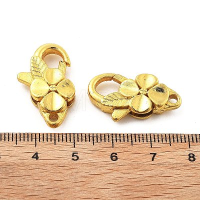 Brass Lobster Claw Clasps KK-R216-18A-G-1