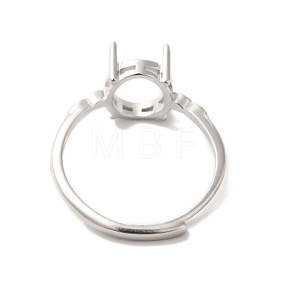 Adjustable Brass Pad Ring Settings KK-C022-02P-1