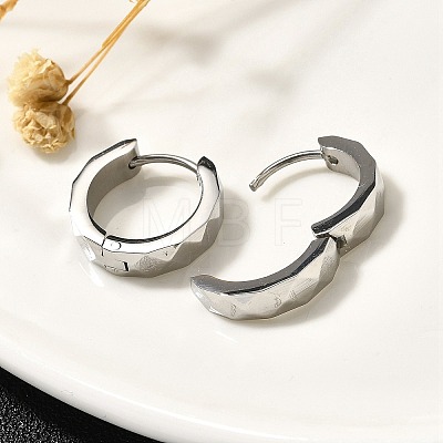 304 Stainless Steel Hoop Earrings for Women EJEW-C096-45P-1