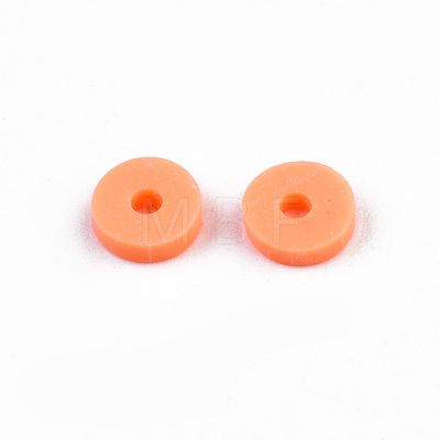 Eco-Friendly Handmade Polymer Clay Beads CLAY-R067-4.0mm-B11-1