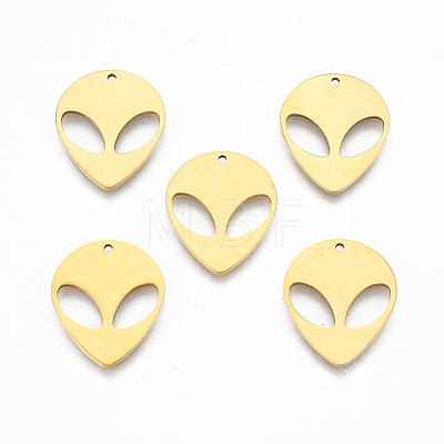 Ion Plating(IP) 201 Stainless Steel Pendants STAS-N098-117LG-1