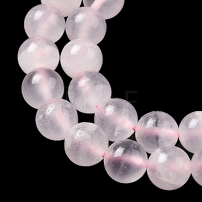 Natural Pink Calcite Beads Strands G-Z103-A01-6mm-1