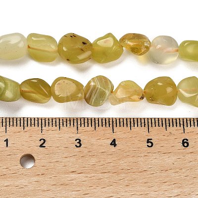 Natural Yellow Opal Beads Strands G-P497-01E-02A-1