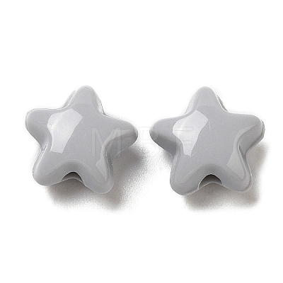 Opaque Acrylic Beads OACR-C016-30E-1