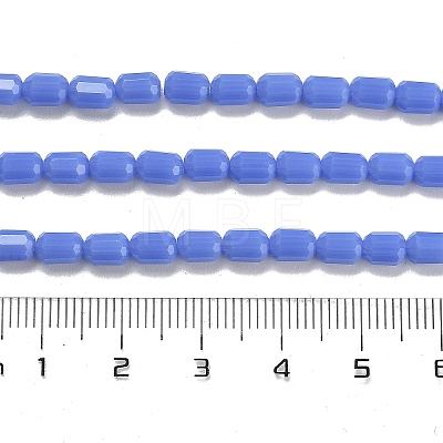 Opaque Glass Beads Strands GLAA-G112-04-1