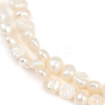 Natural Cultured Freshwater Pearl Beads Strands PEAR-P064-19B-04E-1