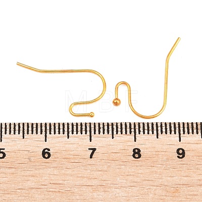 Brass Earring Hooks X-J0JQN-G-NF-1