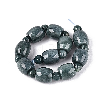 Natural Myanmar Jade Beads Strands G-Q608-17-1