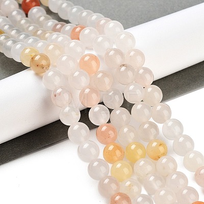 Natural Golden Silk Jade Beads Strands X-G-A220-A02-01-1