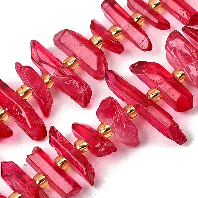 Natural Quartz Crystal Beads Strands G-F800-E10-1