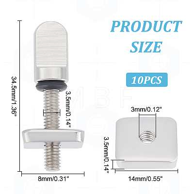 316 Stainless Steel Fin Screw for Longboard FIND-WH0111-132-1