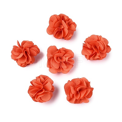 Polyester Fabric Flowers FIND-ZX004-11-05-1