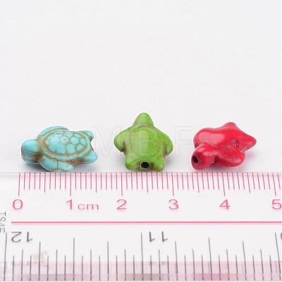 Dyed Synthetic Turquoise Beads X-G-M152-M-A-1