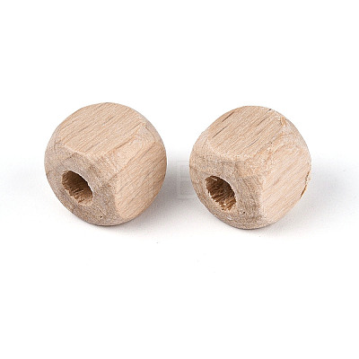 Beech Wood European Beads WOOD-T033-09B-1