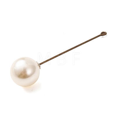 Brass Stick Lapel Pin Clutch Brooch Findings PL-G001-01B-AB-1