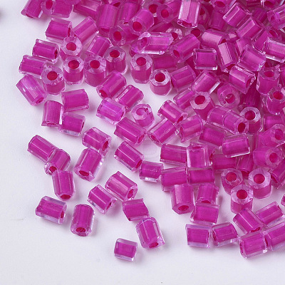 8/0 Two Cut Glass Seed Beads SEED-S033-09A-07-1