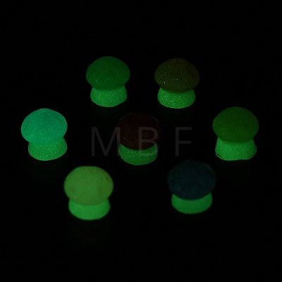 Luminous Resin Mushroom Ornament RESI-F045-08A-1