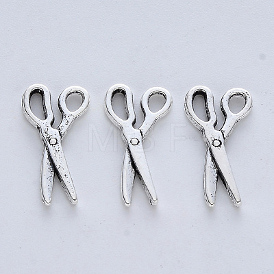 Tibetan Style Alloy Pendants TIBE-R316-007AS-RS-1