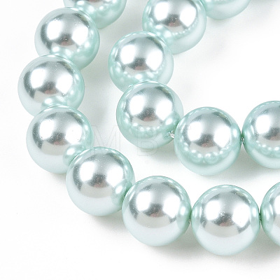 Glass Pearl Beads Strands HY-G002-01F-12-1