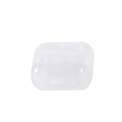 Mini Transparent Plastic Beads Containers PW-WG74209-01-1