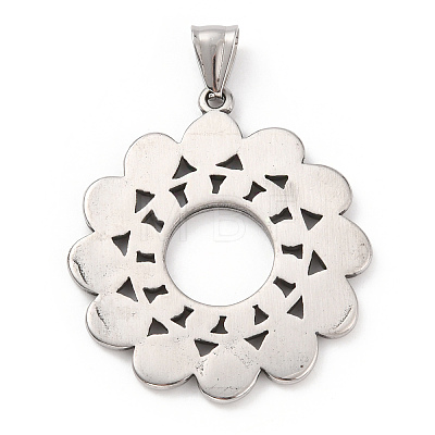 304 Stainless Steel Pendants STAS-A083-26AS-1