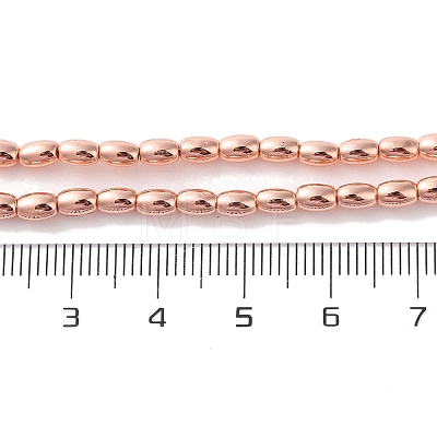 Electroplate Beads Strands X-EGLA-H104-02E-1