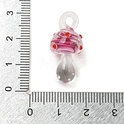 Handmade Lampwork Pendants LAMP-S067-02A-1