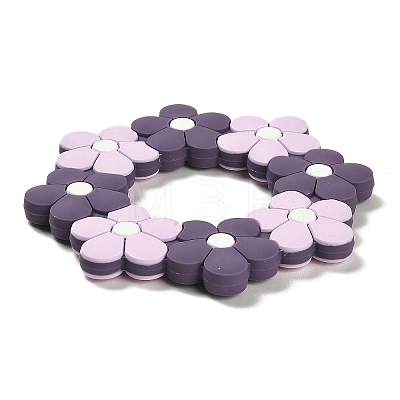 Flower Silicone Focal Beads SIL-R145-01C-1