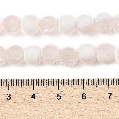 Frosted Crackle Glass Beads X1-GLAA-U001-6mm-M12-1