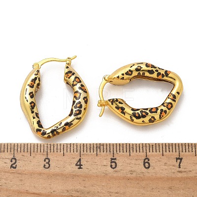 Brass Hoop Earrings EJEW-Q015-12A-G-1