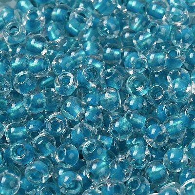 6/0 Transparent Colours Glass Seed Beads SEED-P006-01A-08-1