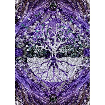 DIY Tree of Life Theme Diamond Painting Kit DIY-H159-02E-1