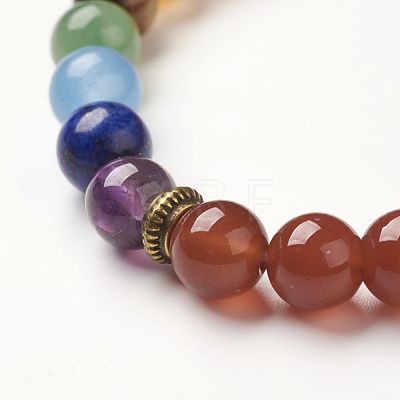 Yoga Chakra Jewelry BJEW-G554-02J-1