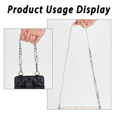   Aluminum Curb Chain Bag Shoulder Straps FIND-PH0010-39P-1