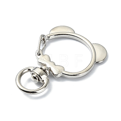 Alloy Swivel Clasps LS-KEYC-Z005-01P-1
