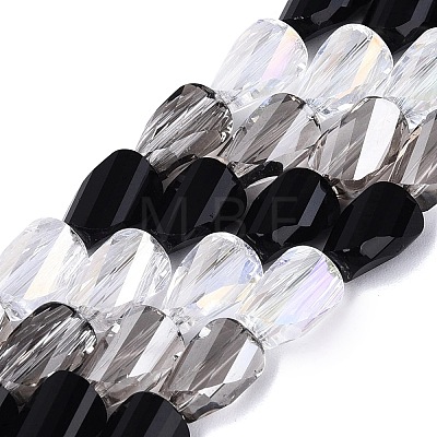 Electroplate Mixed Styles Glass Beads Strands EGLA-N022-10A-A06-1