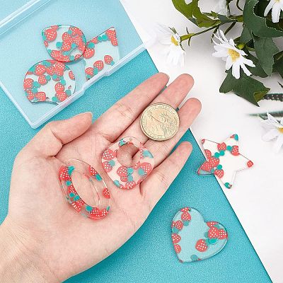  DIY Resin Dangle Earring Making Kits DIY-NB0005-55-1