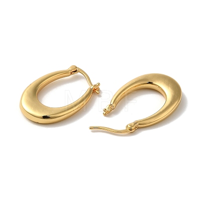 Rack Plating Brass Hoop Earrings EJEW-L224-68G-1