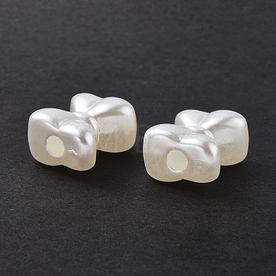 ABS Plastic Imitation Pearl Beads OACR-P007-64-1