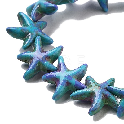 Synthetic Turquoise Dyed Beads Strands G-P507-04K-1