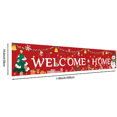 Polyester Hanging Banners Children Birthday AJEW-WH0190-009-1