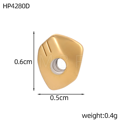 304 Stainless Steel Beads STAS-OY017-58G-1