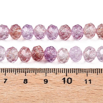 Transparent Glass Beads Strands X-GLAA-T023-6mm-A03-1