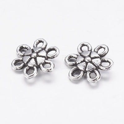 Tibetan Style Alloy Flower Pendants LS-LF1006Y-1