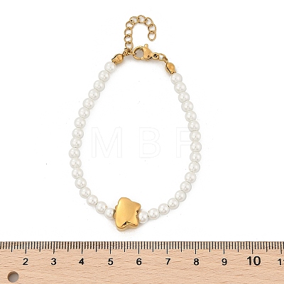 Plastic Imitation Pearl Beads Bracelets for Women BJEW-M056-12G-1